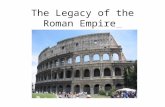 The Legacy of the Roman Empire. Reasons for the fall of the Roman Empire in the west. Political Instability Economic and Social Problems Weakening Frontiers
