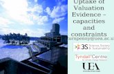 Uptake of Valuation Evidence – capacities and constraints j.turnpenny@uea.ac.uk.