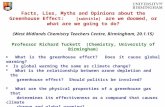 Facts, Lies, Myths and Opinions about the Greenhouse Effect: [subtitle] are we doomed, or what are we going to do? (West Midlands Chemistry Teachers Centre,