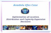 Anadolu Efes Case Optimization of Location, Distribution and Capacity Expansion Decisions.