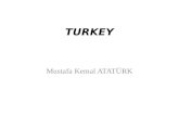 TURKEY Mustafa Kemal ATATÜRK. He was born in 1881. He died in 1938.