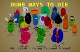#6: Uzzah – Dying To Lend A Hand.  The agony of de- feet.  This only happens in cartoons?