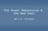 The Great Depression & the New Deal AP U.S. History.