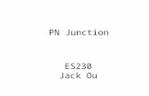 PN Junction ES230 Jack Ou. Review What if we introduce n-type and p-type dopants into two adjacent sections of a piece of silicon?