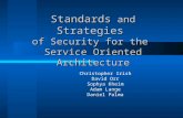 Standards and Strategies of Security for the Service Oriented Architecture Christopher Irish David Orr Sophya Kheim Adam Lange Daniel Palma.