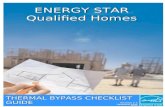 1 THERMAL BYPASS CHECKLIST GUIDE ENERGY STAR Qualified Homes Version 2.1 Updated June 2008.