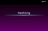 Hashing COMP171. Hashing 2 Hashing … * Again, a (dynamic) set of elements in which we do ‘search’, ‘insert’, and ‘delete’ n Linear ones: lists, stacks,