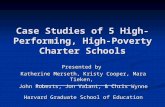 Case Studies of 5 High-Performing, High-Poverty Charter Schools Presented by Katherine Merseth, Kristy Cooper, Mara Tieken, John Roberts, Jon Valant, &
