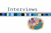 Interviews. Agenda Interview process Types of interviews Good and bad examples
