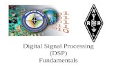 Digital Signal Processing (DSP) Fundamentals. Overview What is DSP? Converting Analog into Digital –Electronically –Computationally How Does It Work?