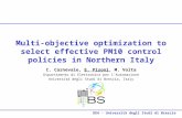 DEA - Università degli Studi di Brescia Multi-objective optimization to select effective PM10 control policies in Northern Italy C. Carnevale, E. Pisoni,