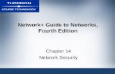Network+ Guide to Networks, Fourth Edition Chapter 14 Network Security.
