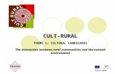 CULT-RURAL THEME 1: CULTURAL LANDSCAPES The interaction between rural communities and the natural environment.