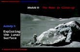 Module 9: The Moon in Close-up Activity 1: Exploring the Lunar Surface.