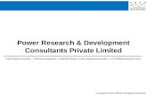 Power Research & Development Consultants Private Limited Power System Consulting | Software Development | Embedded System | Power Engineering Education.