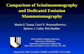 D KE Multi-Modality Imaging Lab Comparison of Scintimammography and Dedicated Emission Mammotomography Martin P. Tornai, Caryl N. Brzymialkiewicz, Spencer.