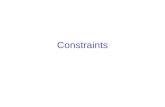 Constraints. Some basic ones Some basic integrity constraints: primary keys, not null constraints, and unique constraints. Examples: CREATE TABLE Movies.