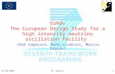 25/10/2007M. Dracos1 EURO The European Design Study for a high intensity neutrino oscillation facility (Rob Edgecock, Mats Lindroos, Marcos Dracos)
