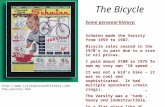 The Bicycle  Some personal history: Schwinn made the Varsity from 1959 to 1987. Bicycle sales soared.