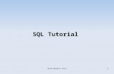Saad Bashir Alvi1 SQL Tutorial. Saad Bashir Alvi2 Topics to be covered CREATE INSERT UPDATE SELECT ALTER DROP.