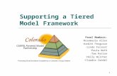 Supporting a Tiered Model Framework Panel Members: Rosemarie Allen Ardith Ferguson Linda Forrest Paula Neth Tom Patton Holly Wilcher Claudia Zundel 1.