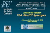 Fernando Martin-Sanchez, PhD. Head, Medical Bioinformatics Dept. National Institute of Health ‘Carlos III’ Madrid, SPAIN BEYOND-THE-HORIZON TG4: Bio-ICT.