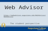 Web Advisor  The student perspective.