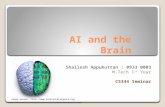 AI and the Brain Shailesh Appukuttan : 0933 0003 M.Tech 1 st Year CS344 Seminar Image Source: .