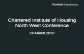 Chartered Institute of Housing North West Conference 24 March 2010.