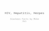 HIV, Hepatitis, Herpes Slackers Facts by Mike Ori.