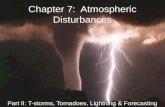 Chapter 7: Atmospheric Disturbances Part II: T-storms, Tornadoes, Lightning & Forecasting.