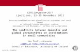 CEPS Sympósion 2011 Ljubljana, 23-25 November 2011 Internationalisation and globalisation processes and their impact on national higher education systems: