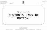 NEWTON’S LAWS OF MOTION Chapter 3 NEWTON’S LAWS OF MOTION A. Prof. Hamid NEBDI hbnebdi@uqu.edu.sa Faculty of Science. Department of Physics. Room: 315.