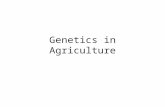 Genetics in Agriculture. Farming goals A need to improve air, water, and soil quality.
