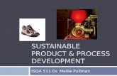 SUSTAINABLE PRODUCT & PROCESS DEVELOPMENT ISQA 511 Dr. Mellie Pullman.