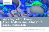 Unrestricted © Siemens AG 2015 Femap Symposium Series 2015 Working with Femap Free bodies and Global / Local Modeling.