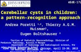 ©AP Cerebellar cysts in children: a pattern-recognition approach Andrea Poretti 1,2, Thierry A.G.M. Huisman 1, Eugen Boltshauser 2 1 Section of Pediatric.