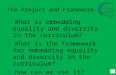 1.What is embedding equality and diversity in the curriculum? 2.What is the framework for embedding equality and diversity in the curriculum? 3.How can.