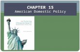 CHAPTER 15 American Domestic Policy. Learning Objectives Copyright © 2014 Cengage Learning 2 Describe the various stages in which the public policymaking.