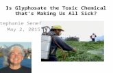 Is Glyphosate the Toxic Chemical that’s Making Us All Sick? Stephanie Seneff May 2, 2015.