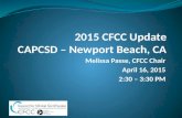 Melissa Passe, CFCC Chair April 16, 2015 2:30 – 3:30 PM.