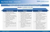 Confidential © Copyright 2012 0 Tata Power Solar – Overview Tata Power Solar is the largest integrated solar solutions provider in.
