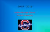 2015 - 2016 Collinsville High School Parent University.