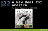 1Visions of America, A History of the United States CHAPTER A New Deal for America The Great Depression, 1929–1940 22 1 Visions of America, A History of.
