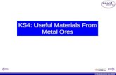 © Boardworks Ltd 2005 KS4: Useful Materials From Metal Ores.