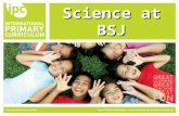 Science at BSJ. What does Science at BSJ look like? It takes place in every year group, around the year, depending on the IPC Unit It happens in blocks.