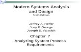 Chapter 7 Analyzing System Process Requirements Modern Systems Analysis and Design Sixth Edition Jeffrey A. Hoffer Joey F. George Joseph S. Valacich.