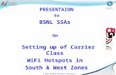 © 2015 QuadGen Wireless Solutions PRESENTAION to BSNL SSAs On Setting up of Carrier Class WiFi Hotspots in South & West Zones.