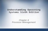 Understanding Operating Systems Sixth Edition Chapter 4 Processor Management.