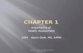 Copyright © 2013 by Mosby, an imprint of Elsevier Inc. Importance of Health Assessment DSN Kevin Dobi, MS, APRN.